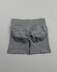 KIARA | Pantalones cortos de ciclista sin costuras con efecto fruncido en los glúteos