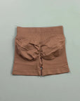 KIARA | Pantalones cortos de ciclista sin costuras con efecto fruncido en los glúteos