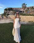 Yolanda - Vestido de fiesta de chiffon sin tirantes
