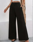 GIULIA | Pantalones Palazzo de Líneas Fluidas