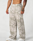 AXEL | Pantalón de chándal urbano ancho de camuflaje