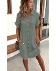 Veronica - Vestido camisero con elegancia diaria