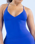 HELENA | Camiseta sin mangas sin espalda cruzada al frente