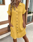 Veronica - Vestido camisero con elegancia diaria