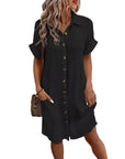 Veronica - Vestido camisero con elegancia diaria