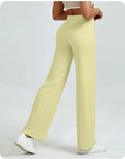 RAQUEL | Pantalones de yoga de talle alto y pierna recta