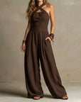 VITTORIA | Vestido largo halter con líneas esculturales