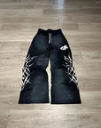 Ruby - Pants rectos con estampado retro