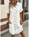 Veronica - Vestido camisero con elegancia diaria