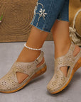 Sofia - Sandalias de cuna con diseno retro