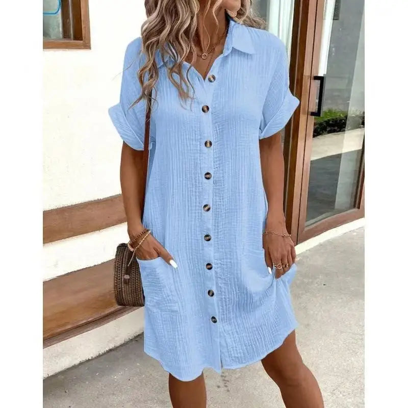 CHIARA | ABITO CAMICIA DALL'ELEGANZA QUOTIDIANA