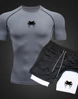 Gianni - Conjunto de playera y shorts de compresión