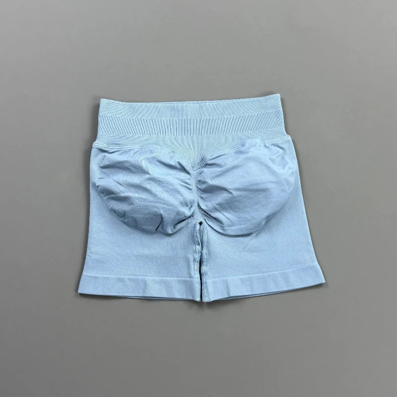 KIARA | Pantalones cortos de ciclista sin costuras con efecto fruncido en los glúteos