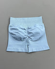 KIARA | Pantalones cortos de ciclista sin costuras con efecto fruncido en los glúteos