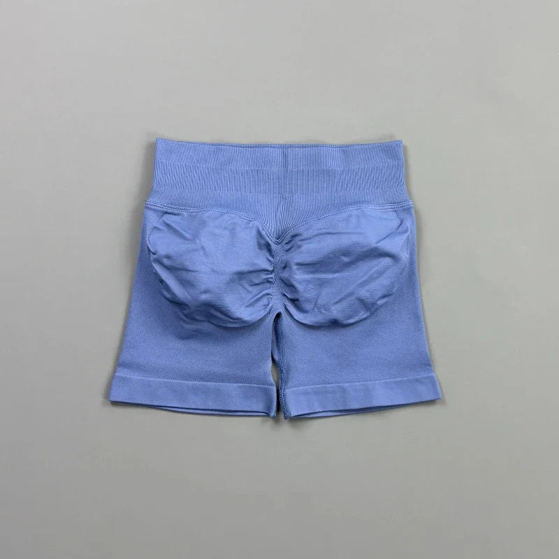 KIARA | Pantalones cortos de ciclista sin costuras con efecto fruncido en los glúteos
