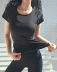IRIS | Camiseta transpirable de entrenamiento con espalda abierta