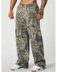 AXEL | Pantalón de chándal urbano ancho de camuflaje