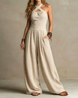 VITTORIA | Vestido largo halter con líneas esculturales