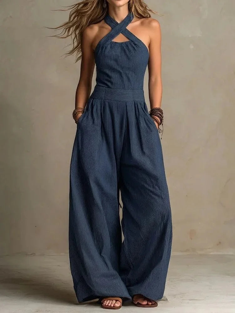ISABELLA | TUTA LUNGA DRAPPEGGIATA DALLO STILE CONTEMPORANEO