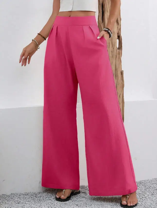 GIULIA | PANTALONE PALAZZO DALLE LINEE FLUIDE