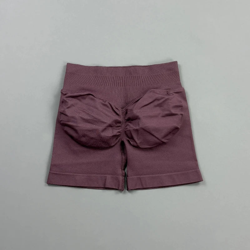 KIARA | Pantalones cortos de ciclista sin costuras con efecto fruncido en los glúteos