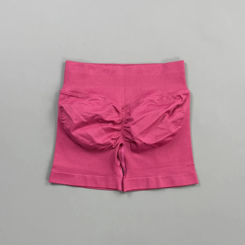 KIARA | Pantalones cortos de ciclista sin costuras con efecto fruncido en los glúteos