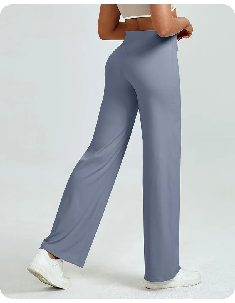 RAQUEL | Pantalones de yoga de talle alto y pierna recta