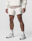 LUCA | Pantalones Cortos de Gimnasia de Algodón Bordado