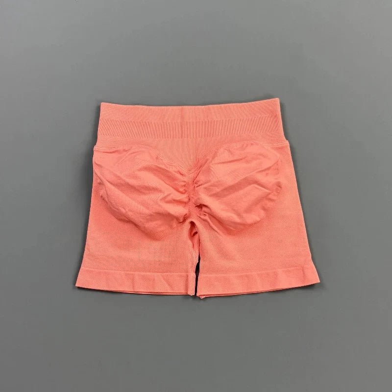 KIARA | Pantalones cortos de ciclista sin costuras con efecto fruncido en los glúteos