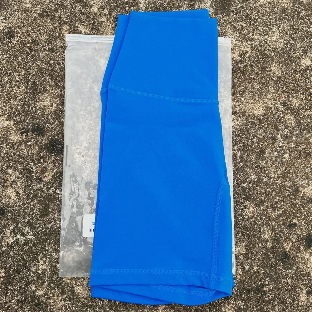 KATIA | Pantalones Cortos de Entrenamiento de Cintura Alta con Bolsillos