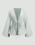 DANIELA | Camisa a rayas con elegancia contemporánea