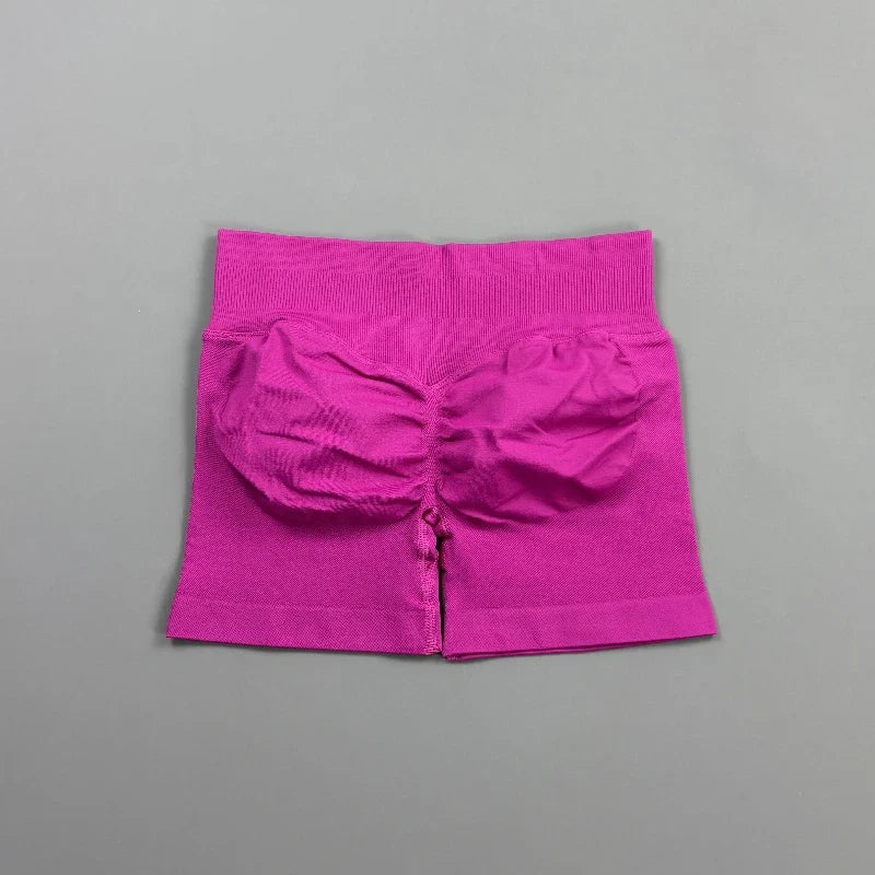 KIARA | Pantalones cortos de ciclista sin costuras con efecto fruncido en los glúteos