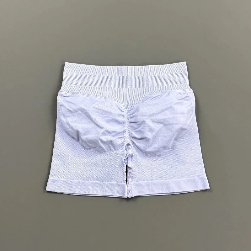 KIARA | Pantalones cortos de ciclista sin costuras con efecto fruncido en los glúteos