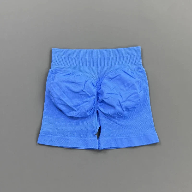 KIARA | Pantalones cortos de ciclista sin costuras con efecto fruncido en los glúteos