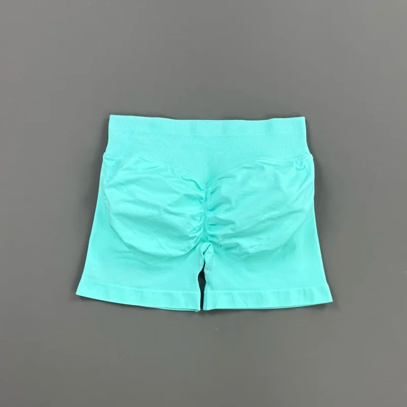 KIARA | Pantalones cortos de ciclista sin costuras con efecto fruncido en los glúteos