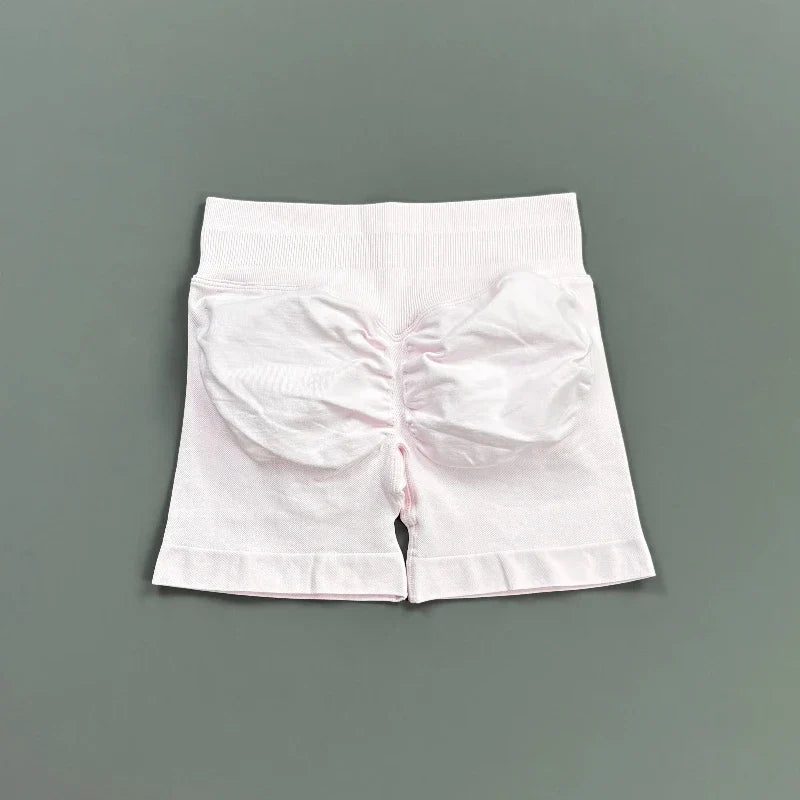 KIARA | Pantalones cortos de ciclista sin costuras con efecto fruncido en los glúteos