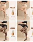 Estelle - Medias transparentes talla extra