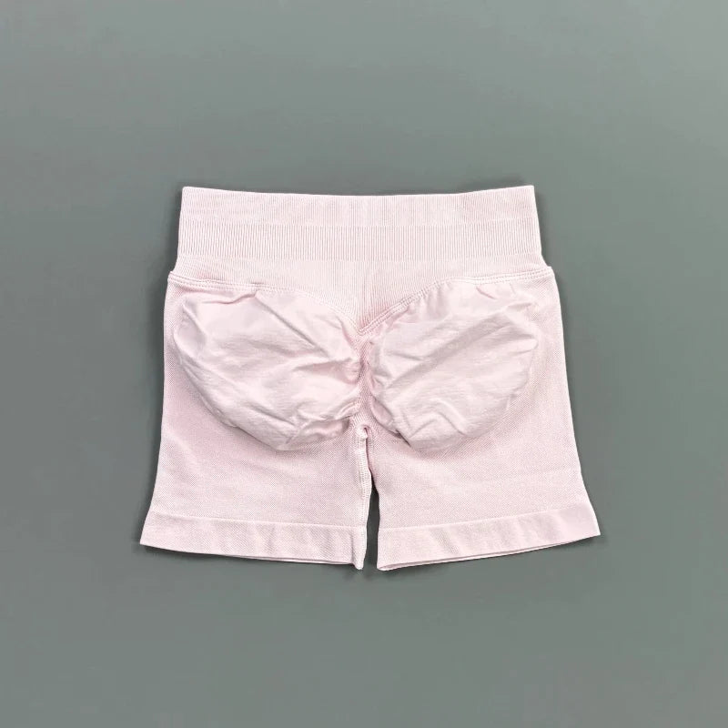 KIARA | Pantalones cortos de ciclista sin costuras con efecto fruncido en los glúteos