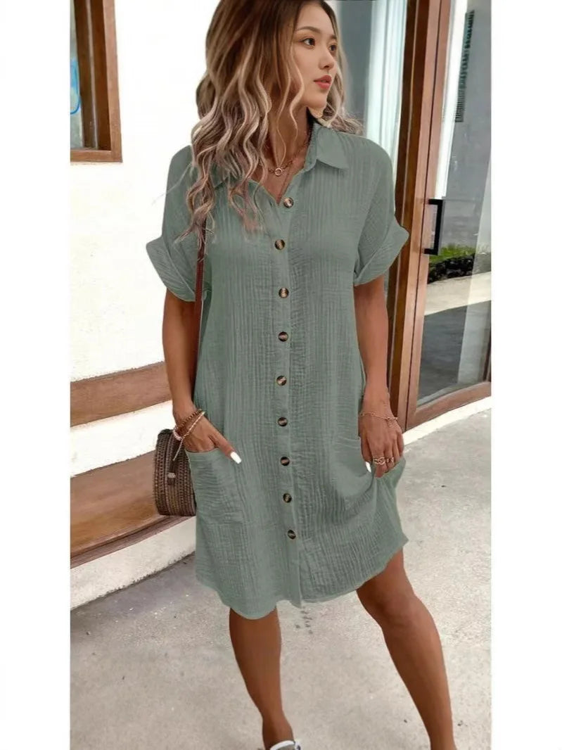 CHIARA | ABITO CAMICIA DALL'ELEGANZA QUOTIDIANA