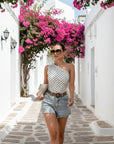 ANITA | Top de un solo hombro con delicada elegancia