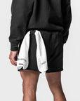 LUCA | Pantalones Cortos de Gimnasia de Algodón Bordado