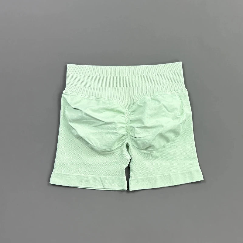 KIARA | Pantalones cortos de ciclista sin costuras con efecto fruncido en los glúteos