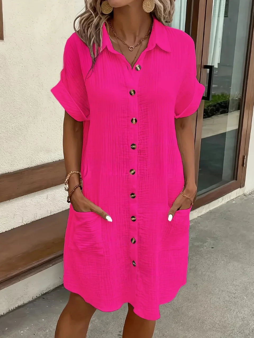 CHIARA | ABITO CAMICIA DALL'ELEGANZA QUOTIDIANA