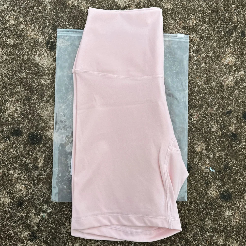 KATIA | Pantalones Cortos de Entrenamiento de Cintura Alta con Bolsillos