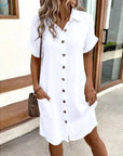 Veronica - Vestido camisero con elegancia diaria