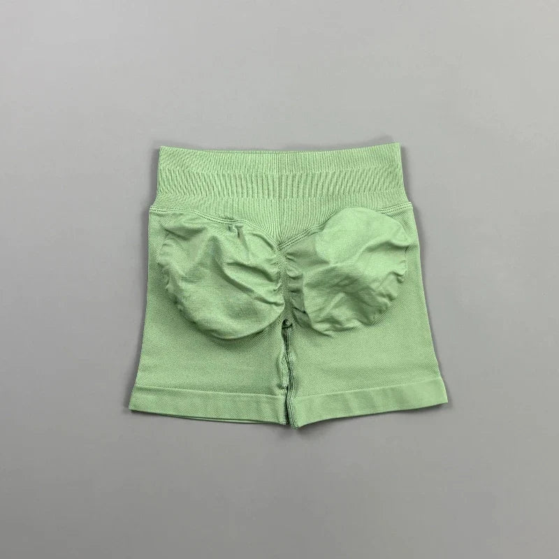 KIARA | Pantalones cortos de ciclista sin costuras con efecto fruncido en los glúteos
