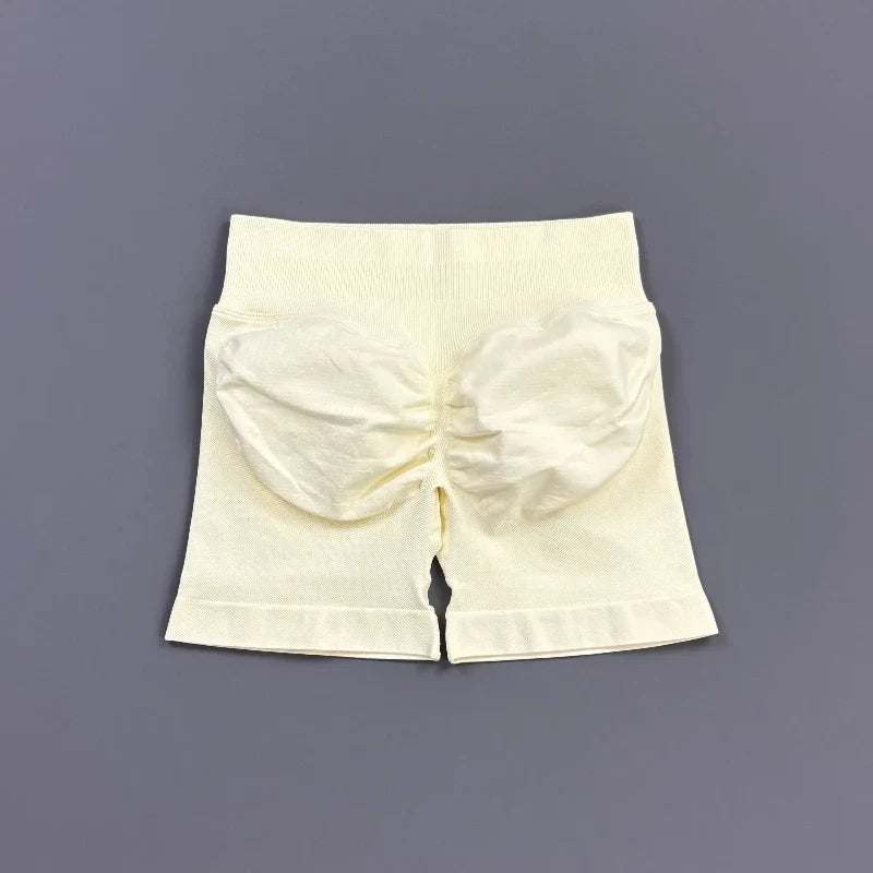 KIARA | Pantalones cortos de ciclista sin costuras con efecto fruncido en los glúteos