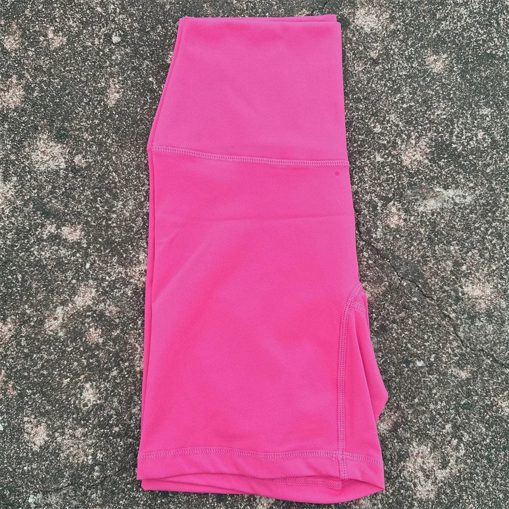 KATIA | Pantalones Cortos de Entrenamiento de Cintura Alta con Bolsillos