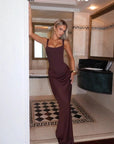 Trudy - Vestido de espalda descubierta