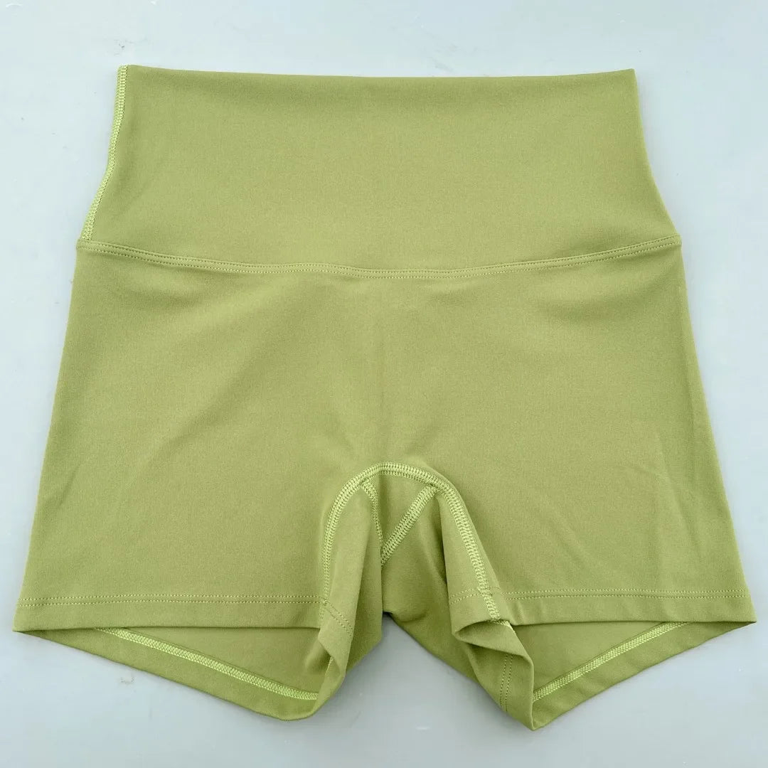 GRETA | Shorts de yoga de cintura alta a prueba de sentadillas